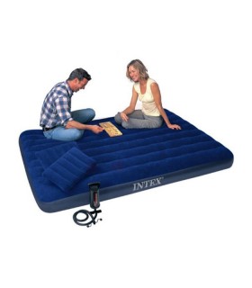 Colchon 2 plazas INTEX con 2 almohadas e inflador