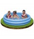 INTEX - Piscina inflable circular celeste 3 anillos 168 x 38 CM