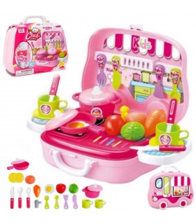 Cocina Maleta Little cheff para Niña