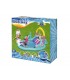 Piscina Para Niños Incluye Tobogan Inflable Capacidad 220 L - 2.74 M X 1.98 M X 1.37 M