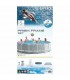 Intex - Piscina estructural 457x122cm Con escalera, cobertor y bomba de filtrado