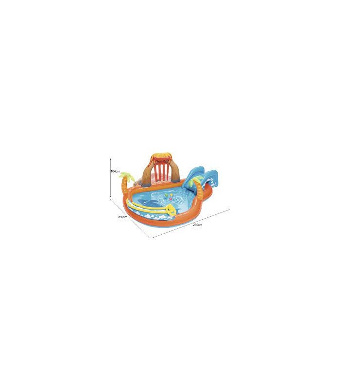 Piscina Centro De Juegos Acuático Lava Lagoon Bestway