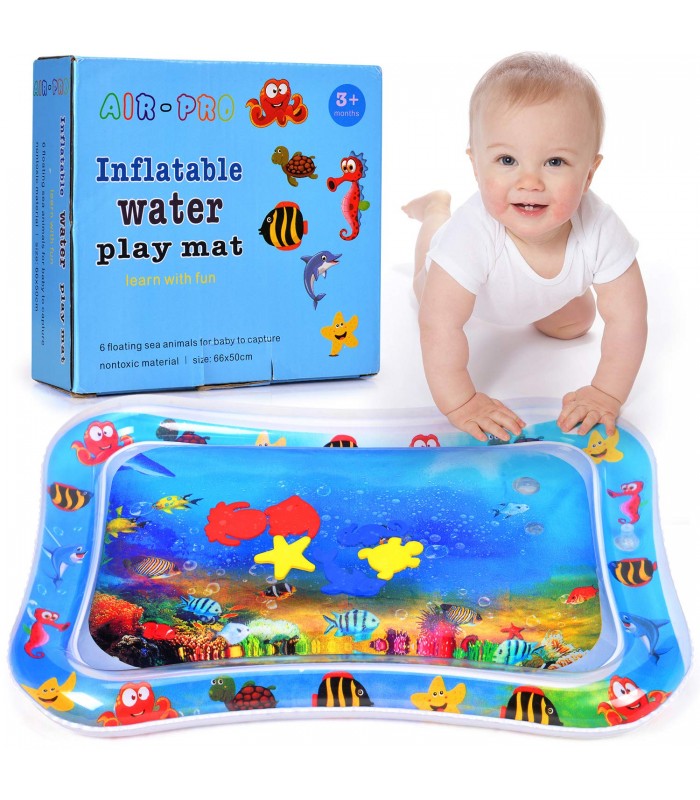 Colchoneta inflable de estimulación bebé - modelo peces