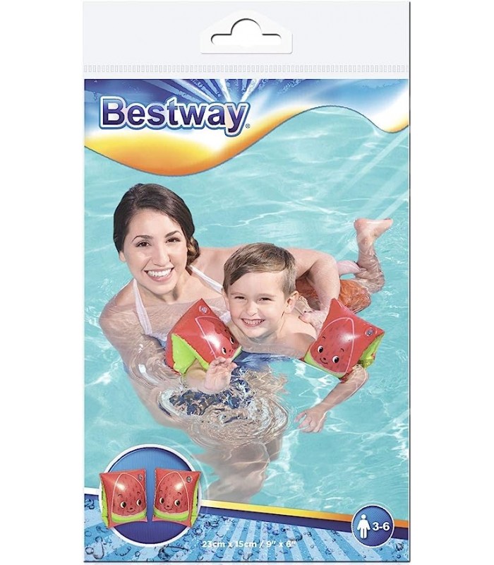 FLOTADOR DE BRAZO 23CM X 15CM PIÑA - FRESA - BESTWAY