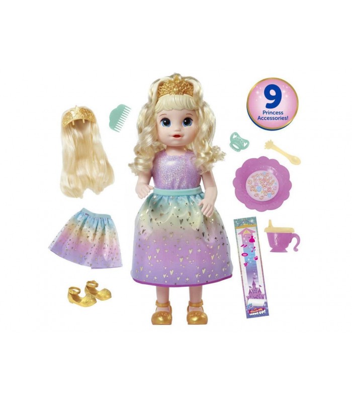 La princesa Ellie de Baby Alive crece Muñeca Pelo Rubio