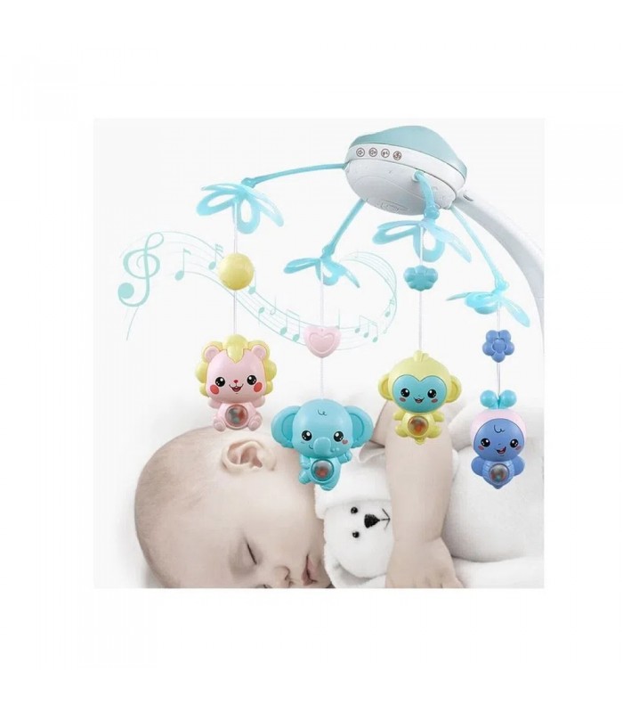 Móvil Musical para Bebes con Proyector y Bluetooth
