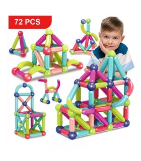 Bloques de construcción magneticos - 72 Pcs