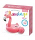 Flotador inflable montable modelo Flamenco rosa - INTEX