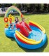 Intex - Piscina Inflable Arcoíris con centro de juegos 297 x 193 x 135 cm