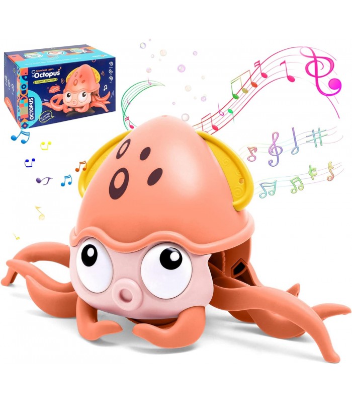 PULPO BAILARIN RECARGABLE CON SENSOR DE MOVIMIENTO