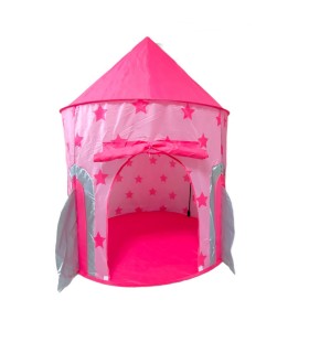 Carpa Cohete Con Túnel color Rosado