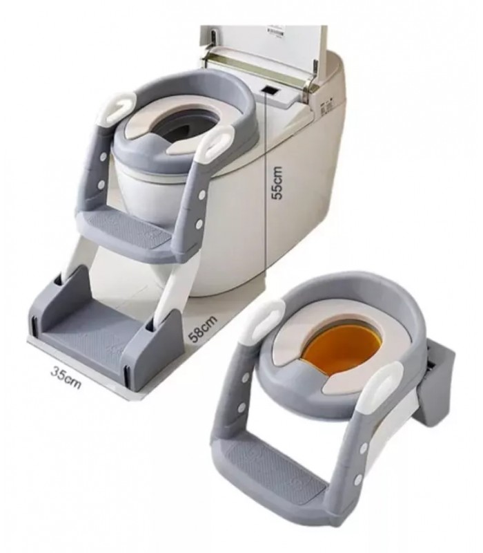 ADAPTADOR DE BAÑO 2 EN 1 CON ASIENTO ACOLCHADO