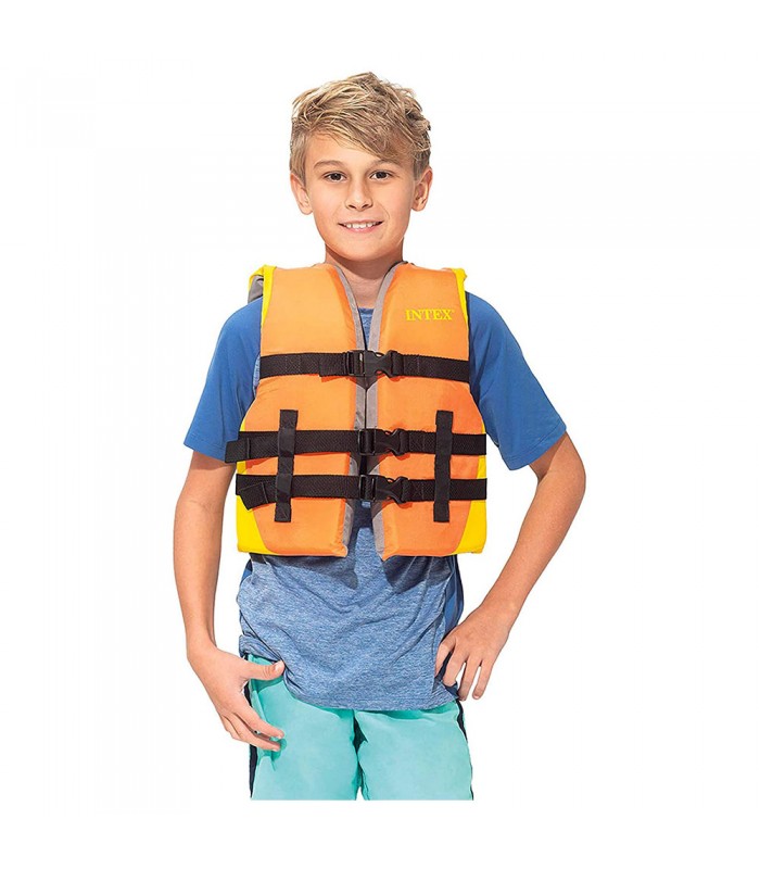 CHALECO SALVAVIDAS JUVENIL INTEX 23-40KG