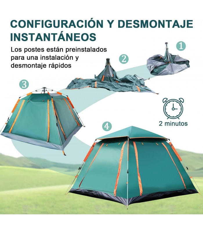 CARPA AUTOMATICA 6 PERSONAS PARA AIRE LIBRE
