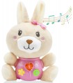 Peluche musical de conejita para bebé