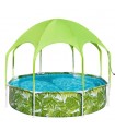 Bestway - Piscina estructural 244x51 Cm con techo