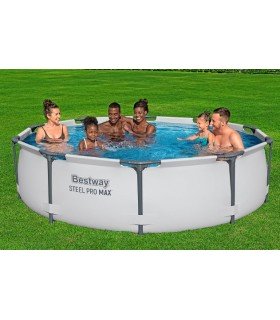 Bestway - Piscina estructural 3.05M X 76 CM CON BOMBA DE FILTRADO