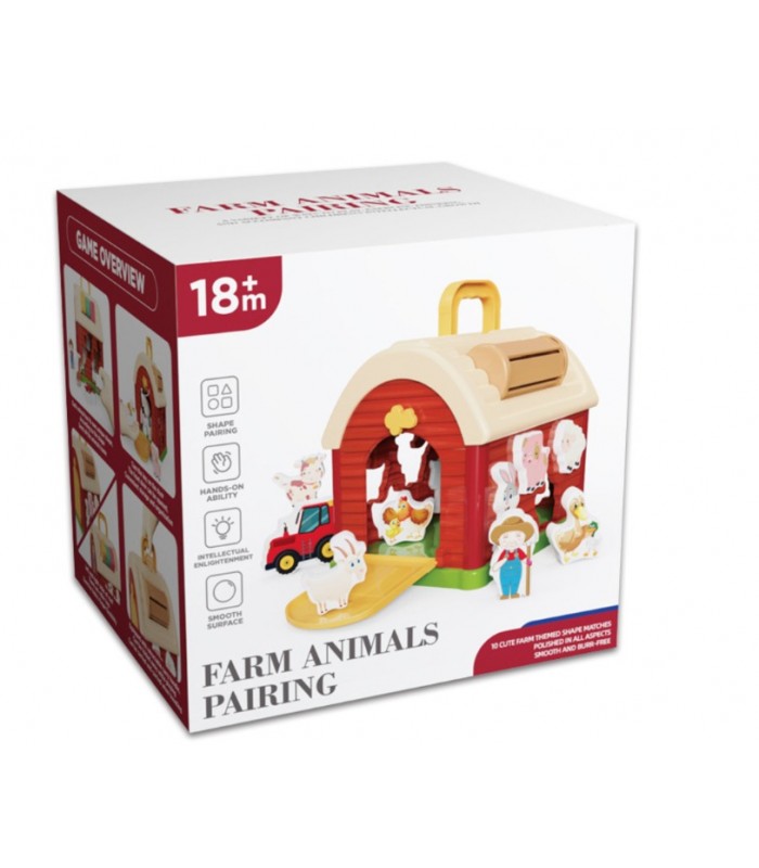 Juego de emparejamiento de animales de granja