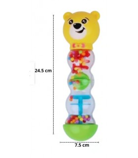 Sonajero Palo de Lluvia para Bebés Diseño Osito