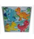 ROMPECABEZA INFANTIL DE DINOSAURIOS   EN MADERA