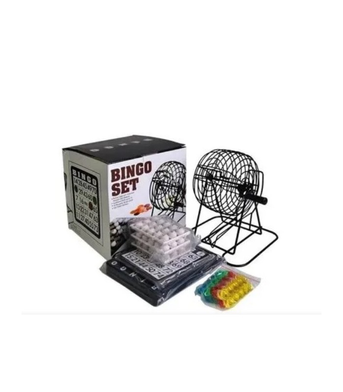 SET DE BINGO DE METAL