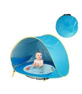 CARPA PARA BEBES CON PISCINA AZUL