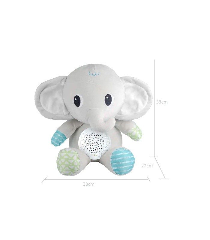 ELEFANTE DE PELUCHE CON PROYECTOR