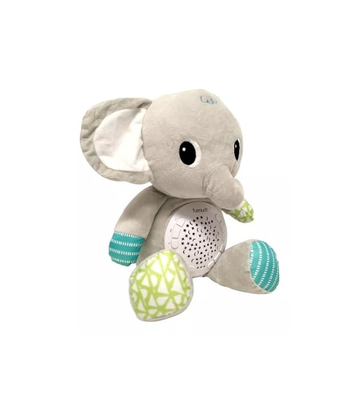 ELEFANTE DE PELUCHE CON PROYECTOR