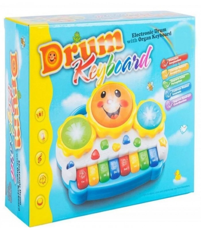 Juguete didáctico Sol con piano musical