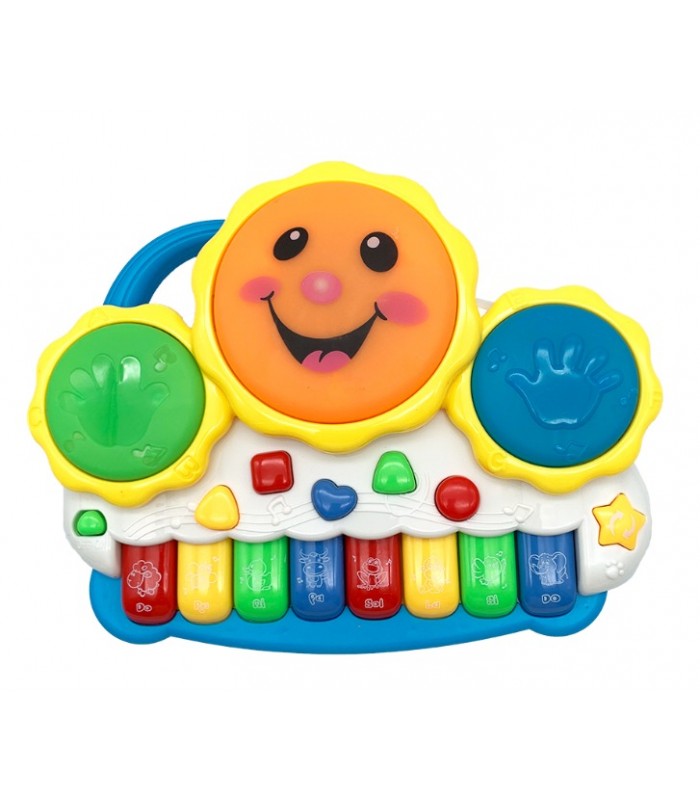 Juguete didáctico Sol con piano musical