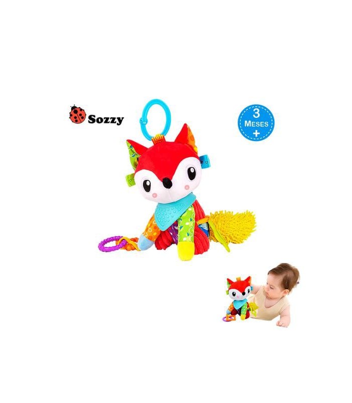 Peluche Sonajero Zorrito