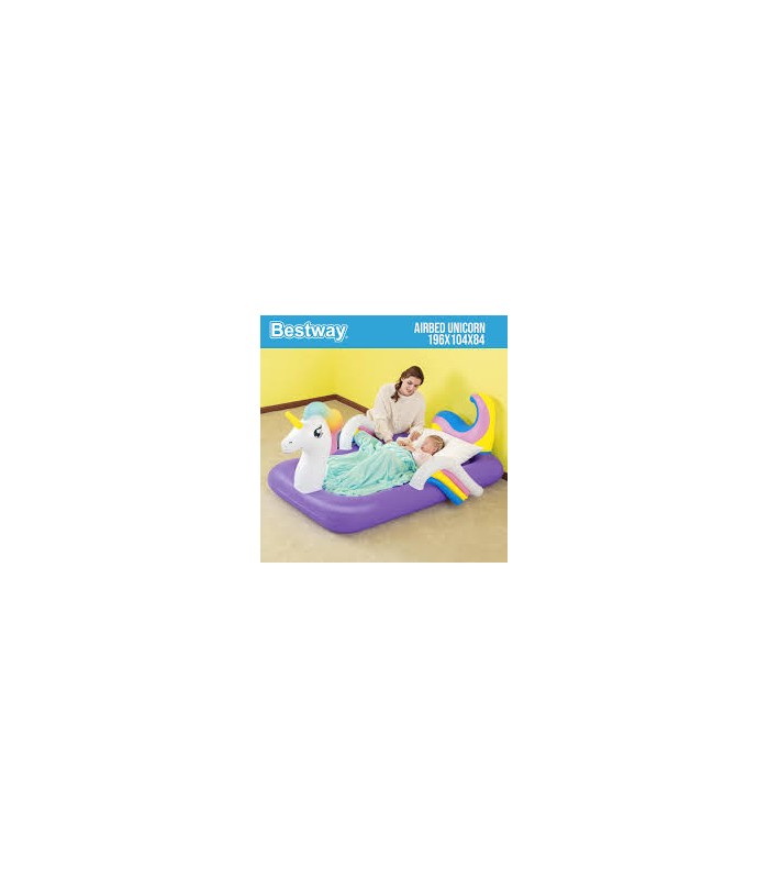 Cama Soñadora Unicornio 196X104X84CM - BESTWAY