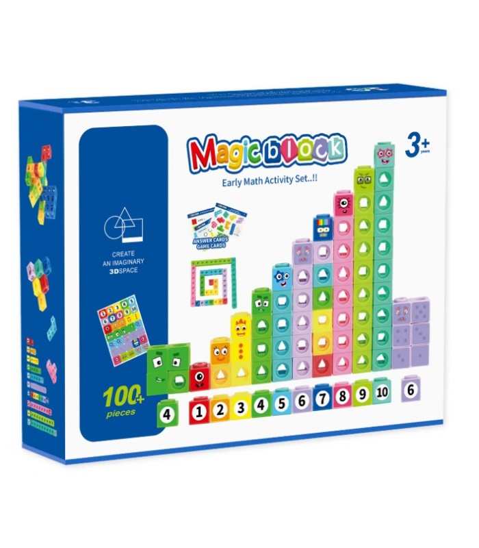 Bloques de Números Matemáticos Magic Block 100 pcs