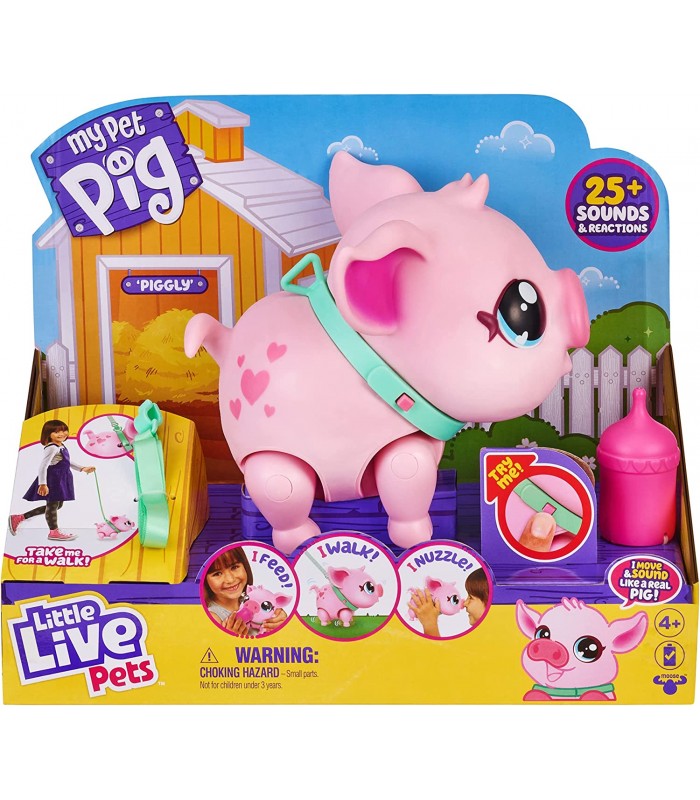 PELUCHE LITTLE LIVE  MASCOTA INTERACTIVA CERDITO