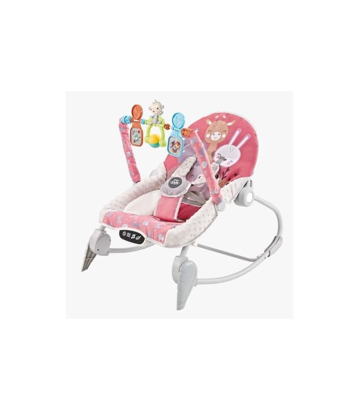 Silla Mecedora Bouncer Baby Cam Táctil Mesa Comer Rosa