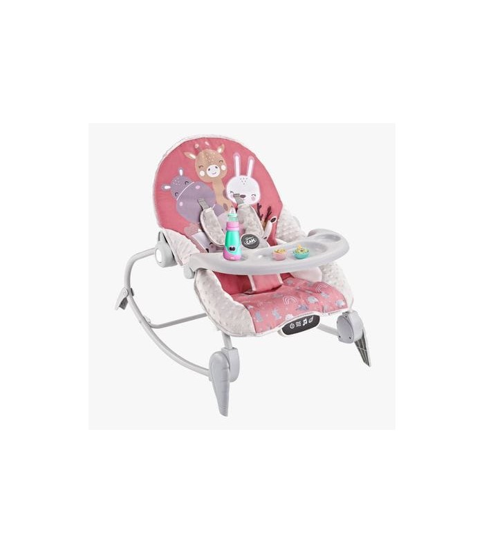 Silla Mecedora Bouncer Baby Cam Táctil Mesa Comer Rosa