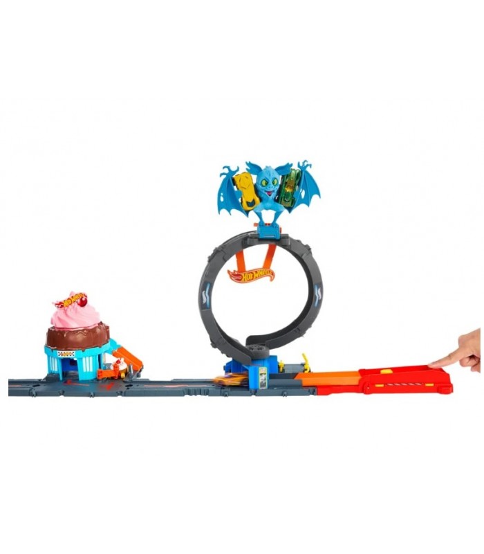 PISTA HOT WHEELS  JUGUETE ATAQUE MURCIELAGO