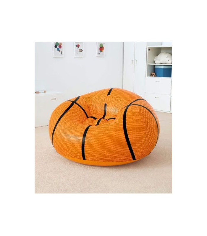 Sillón Inflable Infantil de Baloncesto Bestway NARANJA