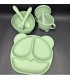 Set De Alimentación Para Bebe 6 Piezas, Platos De Silicona