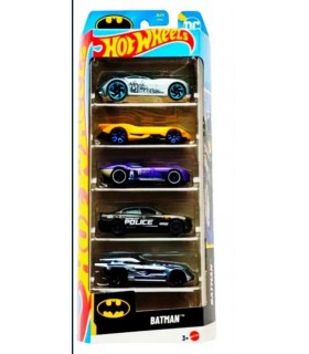 HOT WHEELS Paquete de 5 coches Batman