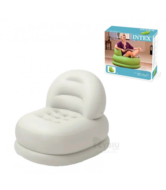 SOFÁ SILLA INFLABLE  MODERNO BLANCO