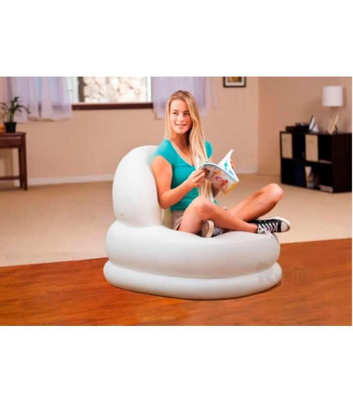 SOFÁ SILLA INFLABLE  MODERNO BLANCO