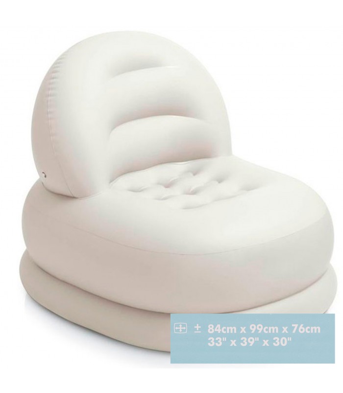 SOFÁ SILLA INFLABLE  MODERNO BLANCO