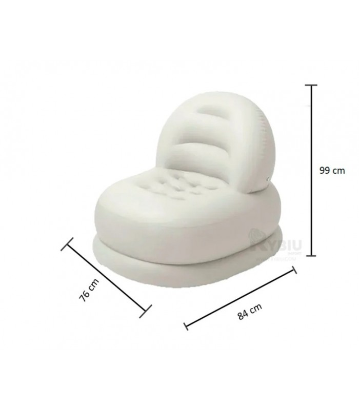 SOFÁ SILLA INFLABLE  MODERNO BLANCO
