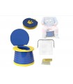 inodoro plegable de viaje para niños, se aplica al asiento de inodoro de emergencia para automóvil,