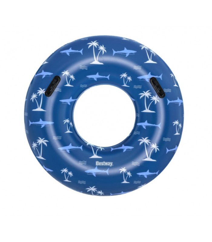 Anillo inflable con asas 119 cm Náutico AZUL