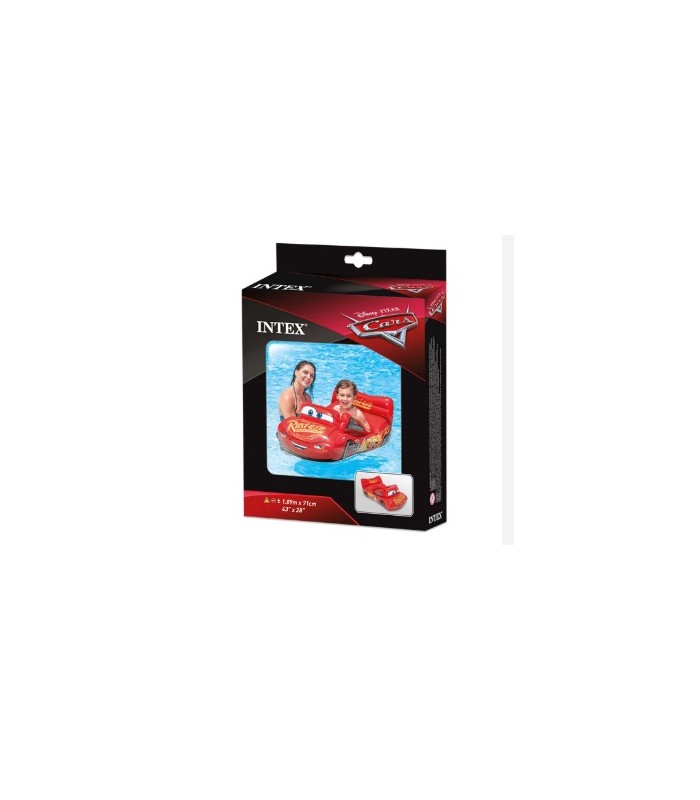 Flotador Modelo Cars de Color Rojo para Piscina