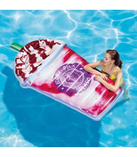 Flotador inflable montable modelo batido de fresa - INTEX