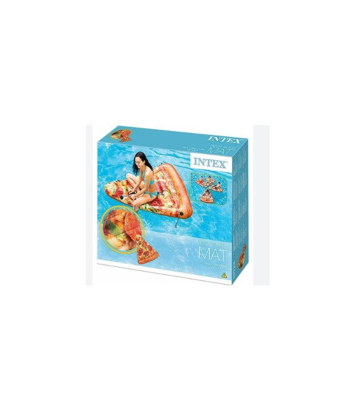 colchoneta flotante pizza