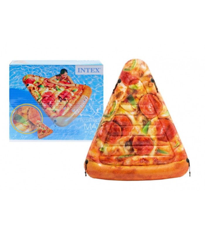 colchoneta flotante pizza